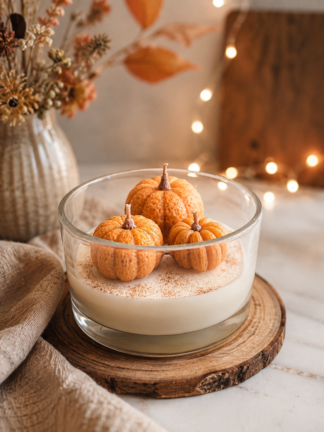 Pumpkin Bliss – Luxe Herfst Geurkaars
